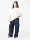 recalibrate oversize active pair in white-navy